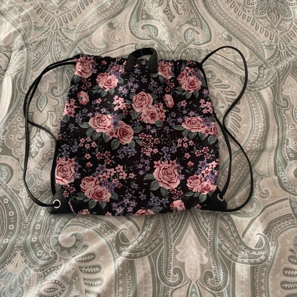 Floral Drawstring bag - Picture 2 of 5